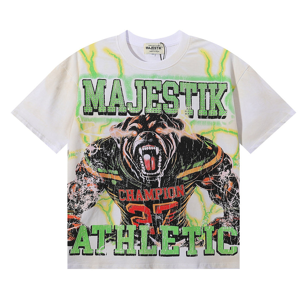 Majestik “Gridiron Champion” Bulldog Vintage Tee