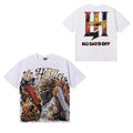 Life Hustlers Angel Flames Graphic Tee - White