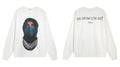 IH NOM UH NIT Masked Figure Cuban Link Sweatshirt - Off-White