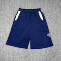Mertra Contrast Pocket Sweat Shorts - Navy Blue/White