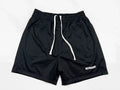 Represent Mesh Drawstring Gym Shorts - Black